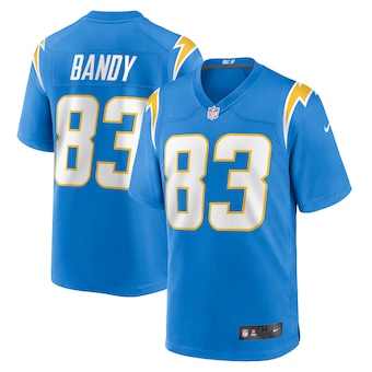 mens nike michael bandy powder blue los angeles chargers pla